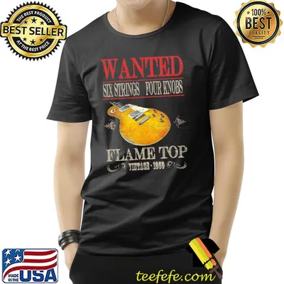 Wanted six strings four knobs flame top Joe bonamassa vintage shirt