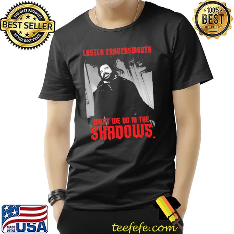 What we do in the shadows laszlo and logo shirt
