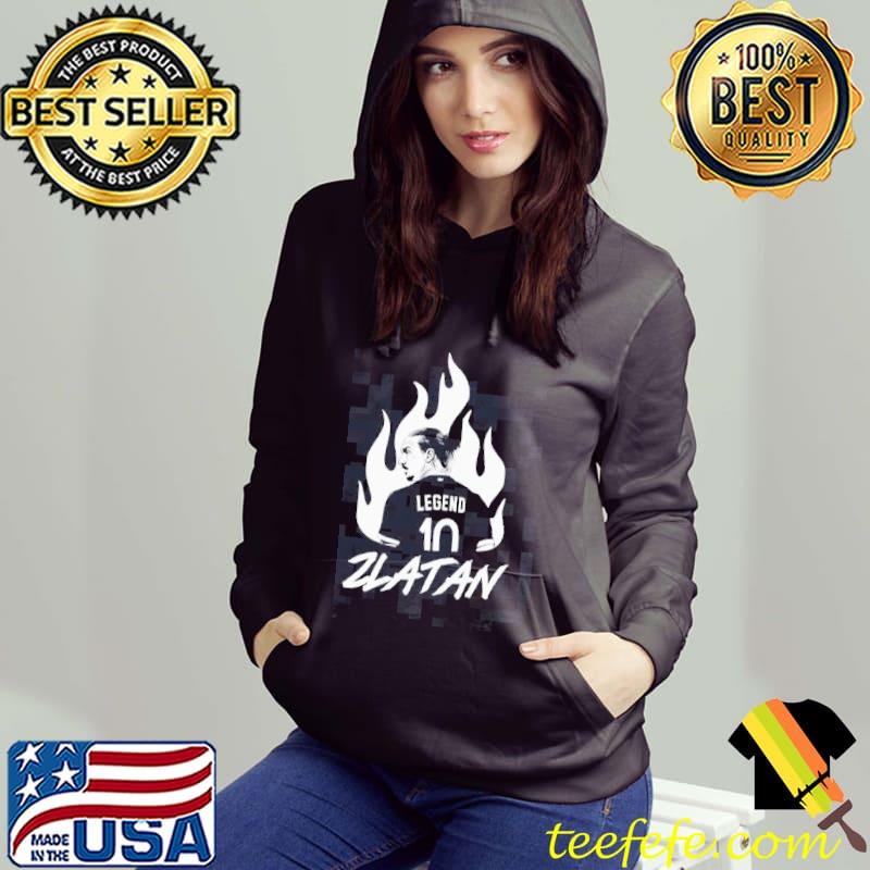 White design zlatan ibrahimovic in flames s Hoodie White design zlatan ibrahimovic in flames s Hoodie