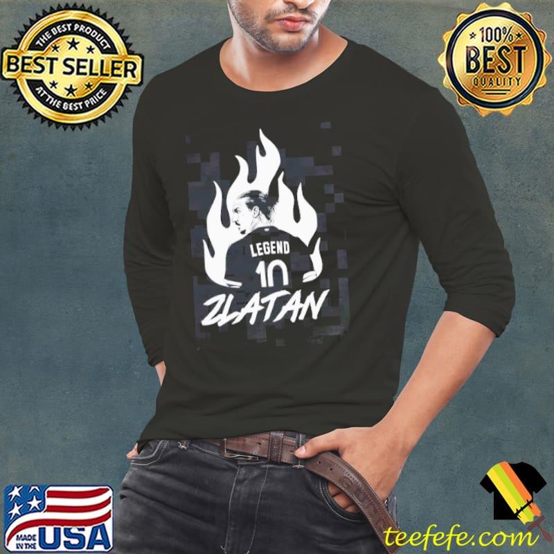 White design zlatan ibrahimovic in flames s Long Sleeve Tee White design zlatan ibrahimovic in flames s Long Sleeve Tee