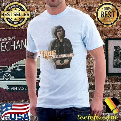 Young kris kristofferson 90s design shirt