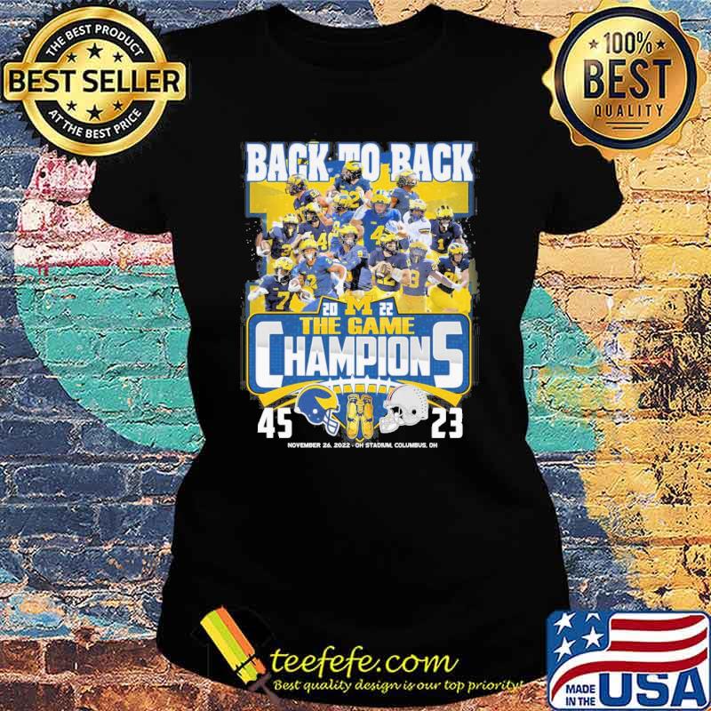 Back to back the game champions 2023 s Ladies tee Back to back the game champions 2023 s Ladies tee
