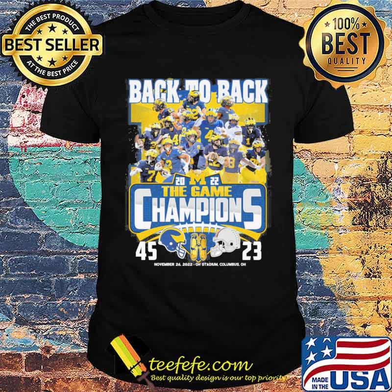 Back to back the game champions 2023 shirt