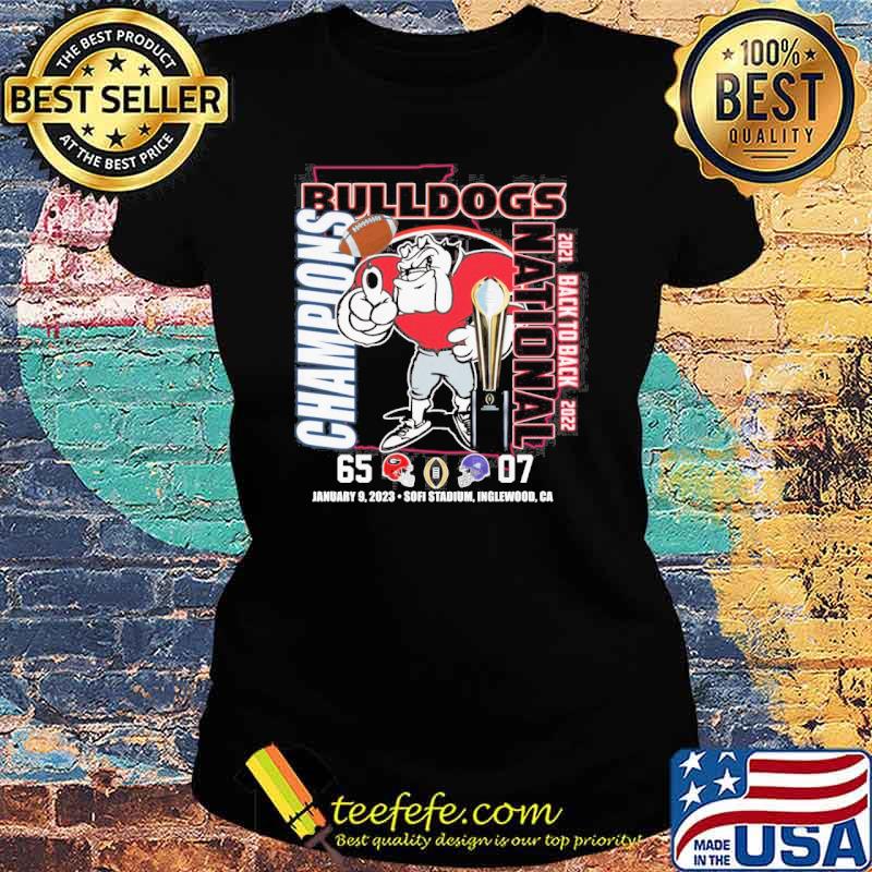Bulldogs champions national 2021 back to back 2022 s Ladies tee Bulldogs champions national 2021 back to back 2022 s Ladies tee