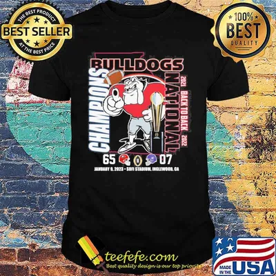 Bulldogs champions national 2021 back to back 2022 shirt
