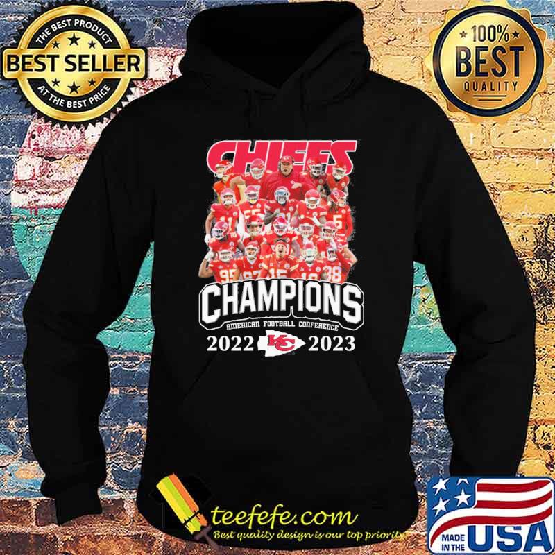 Chiefs champions American football conference 2022 2023 s Hoodie Chiefs champions American football conference 2022 2023 s Hoodie
