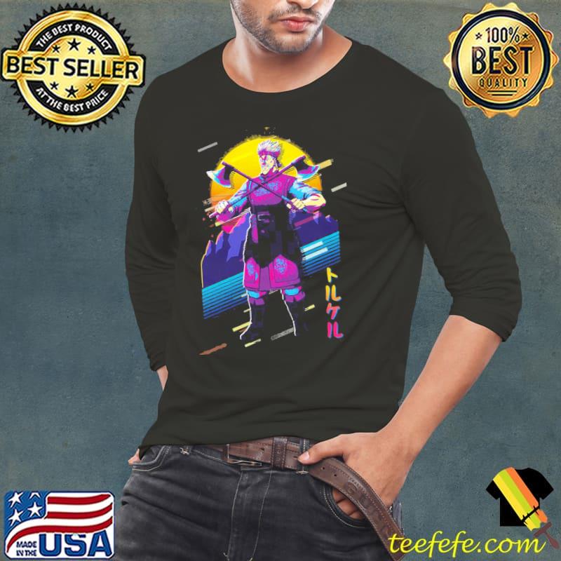 Japanese vinland saga thorkell sunset retro fanart classic shirt Japanese vinland saga thorkell sunset retro fanart classic shirt