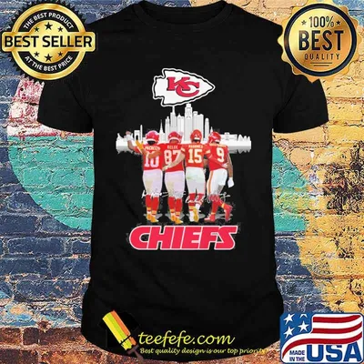 Kansas Chiefs signatures sport shirt