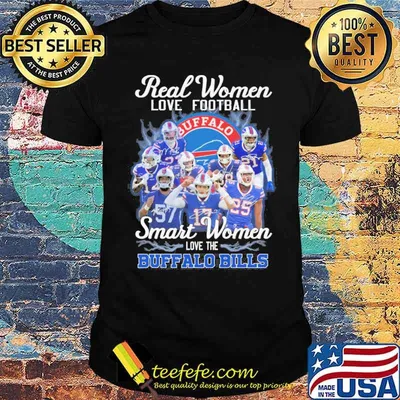 Real women love football Buffalo smart women love the Buffalo Bills signatures shirt