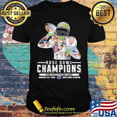 Rose bowl champions penn state nittany lions January 02,2023 rose bowl stadium shirt