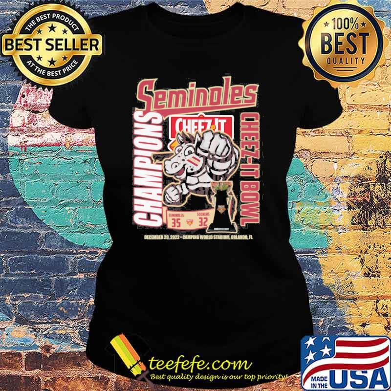 Seminoles champions cheez it bowl December 29,2022 camping world stadium Orlando s Ladies tee Seminoles champions cheez it bowl December 29,2022 camping world stadium Orlando s Ladies tee