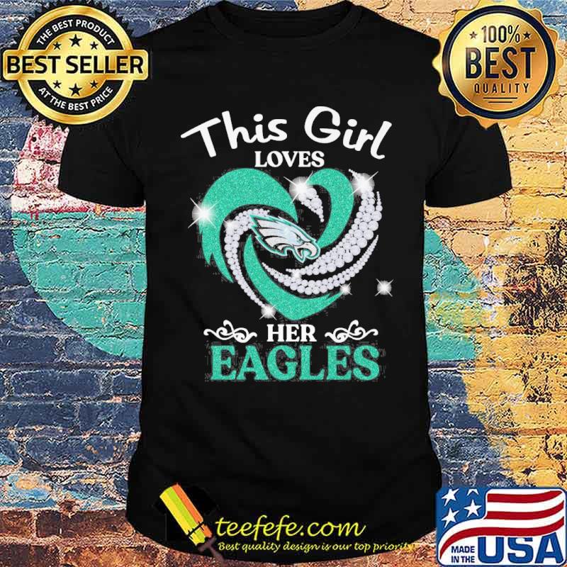 This girl loves her Eagles shirt