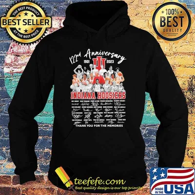 122nd anniversary 1901 2023 Indiana hoosiers thank you for the memories signatures shirt