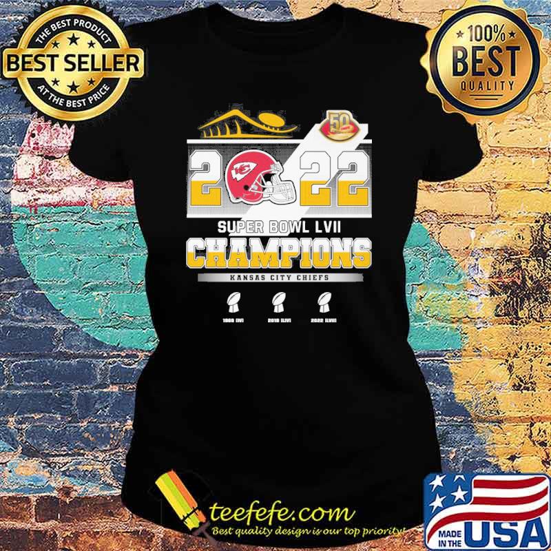 2022 super bowl LVII champions Kansas city Chiefs s Ladies tee 2022 super bowl LVII champions Kansas city Chiefs s Ladies tee