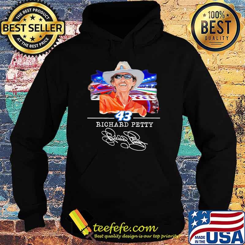 43 signature of richard petty signature shirt