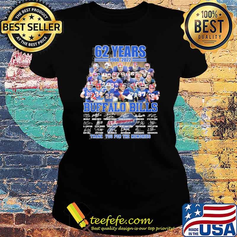 Original The Buffalo Bills Thank You For The Memories Abbey Road Signatures  T-shirt,Sweater, Hoodie, And Long Sleeved, Ladies, Tank Top