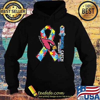Arizona Cardinals Crucial catch intercept Autism NFL shirt