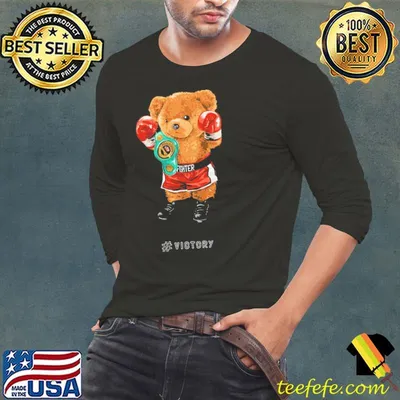 Bear world champ fighter victory boxing shirt