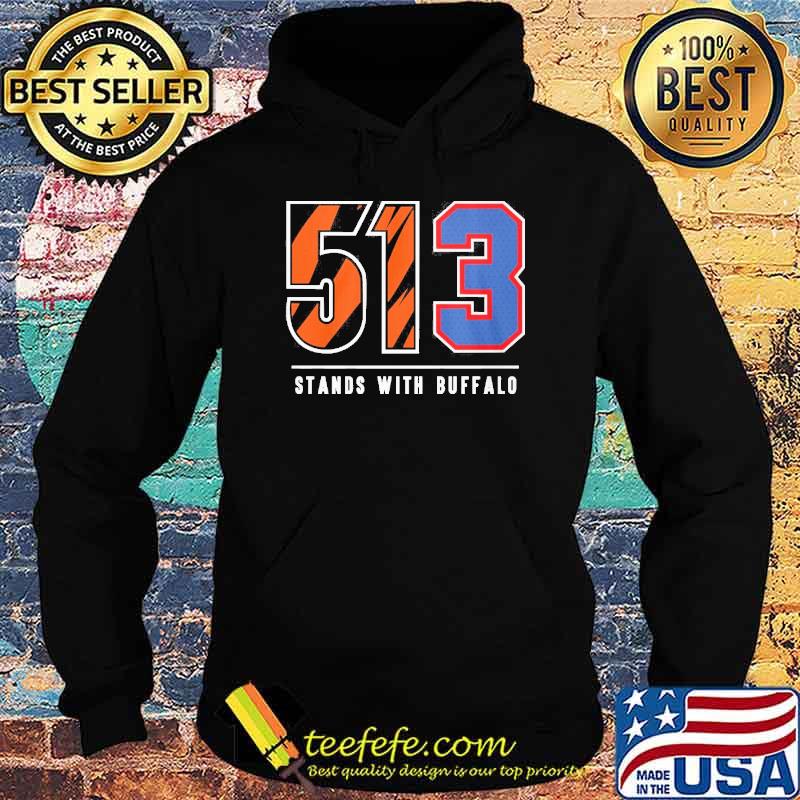 Bengals 513 stands with Buffalo shirt