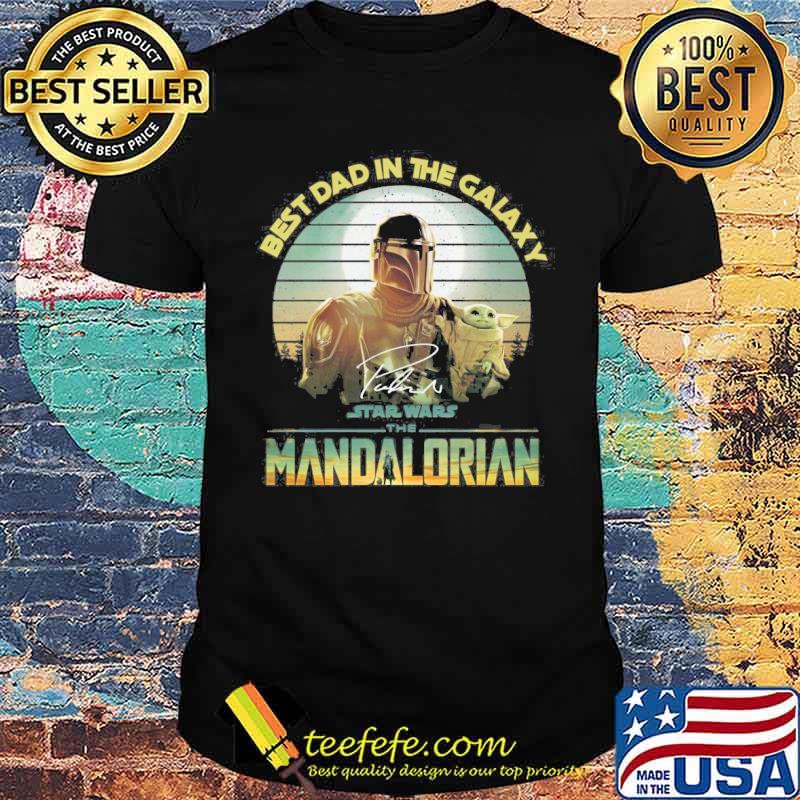 Best dad in the galaxy Star Wars the Mandalorian signature vintage baby Yoda s Unisex Best dad in the galaxy Star Wars the Mandalorian signature vintage baby Yoda s Unisex