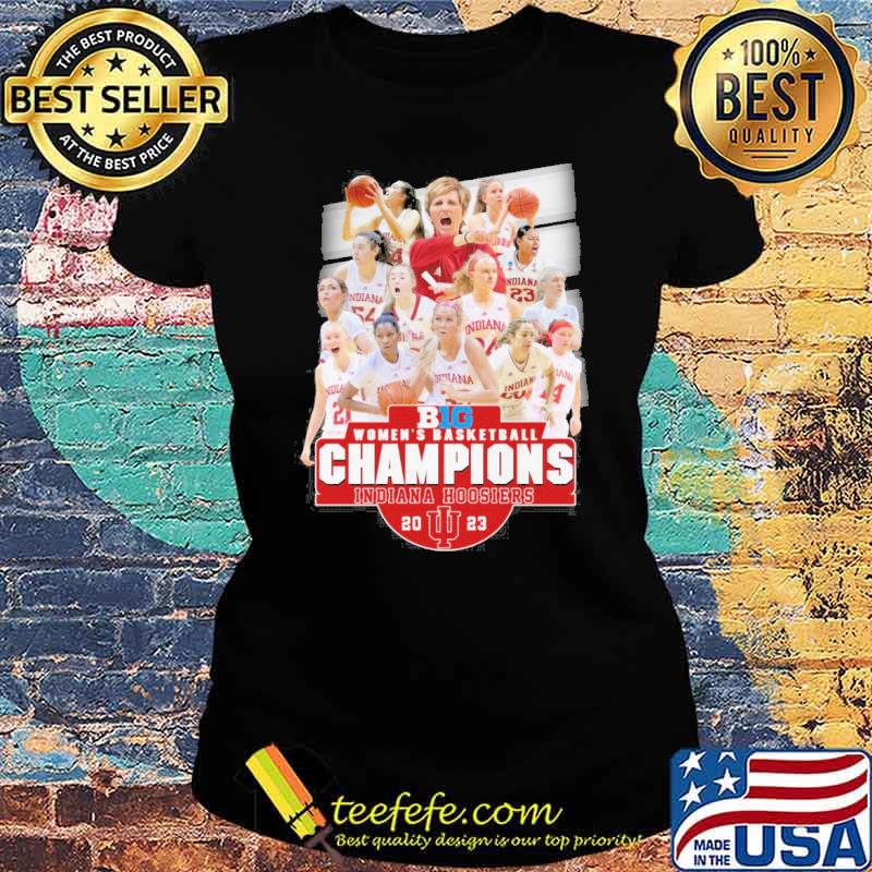 Big women's basketball champions Indiana Hoosiers 2023 s Ladies tee Big women's basketball champions Indiana Hoosiers 2023 s Ladies tee