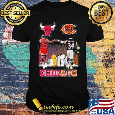 Chicago Bulls and Chicago Bears Jordan Payton signatures shirt