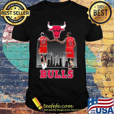 Chicago Bulls Jordan and DcRozan signatures shirt