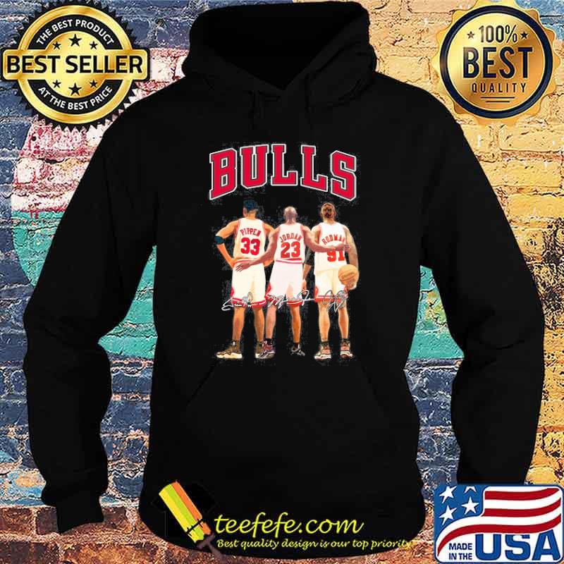 Chicago Bulls Pippen Jordan Rodma signatures s Hoodie Chicago Bulls Pippen Jordan Rodma signatures s Hoodie
