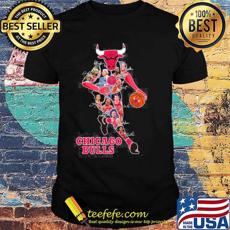 Chicago Bulls signatures sport shirt