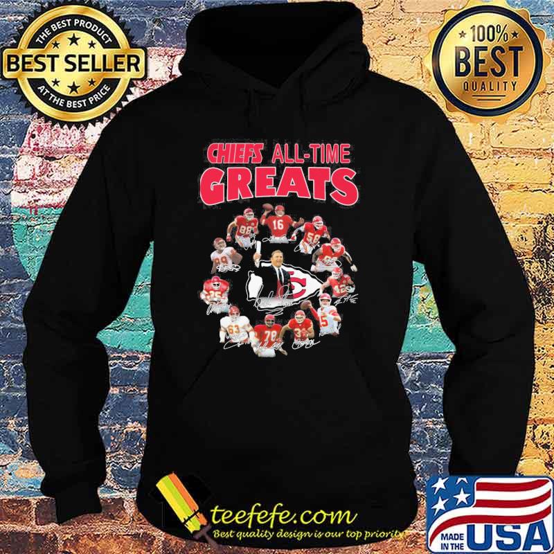Chiefs all time greats football signatures shirt