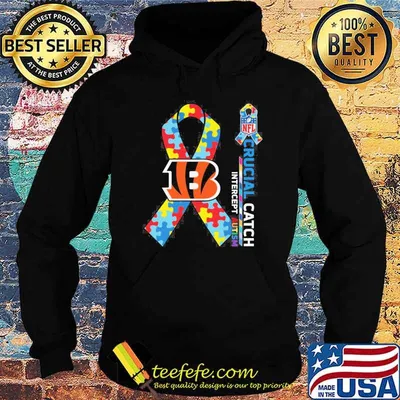 Cincinnati Bengals Crucial catch intercept Autism NFL shirt