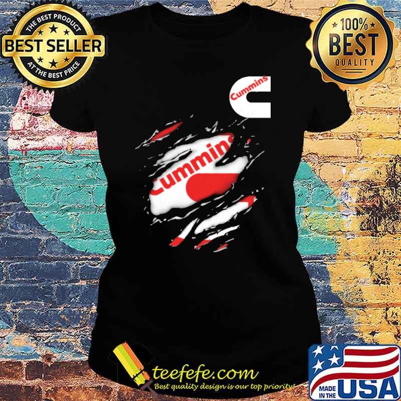 Cummins logo super man s Ladies tee Cummins logo super man s Ladies tee