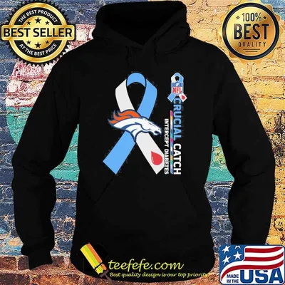 Denver Broncos Crucial catch intercept Diabetes NFL shirt