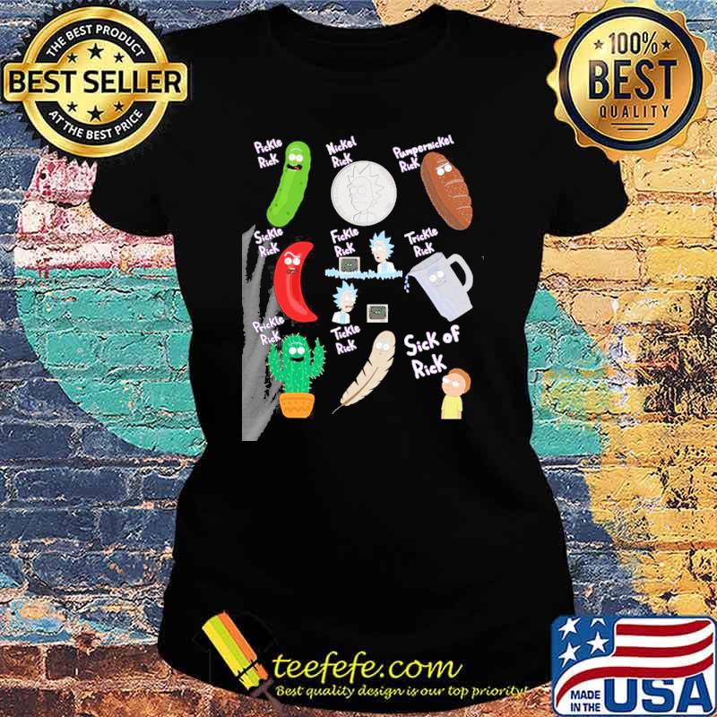 Dr Seuss Pickle rick sick of rick s Ladies tee Dr Seuss Pickle rick sick of rick s Ladies tee