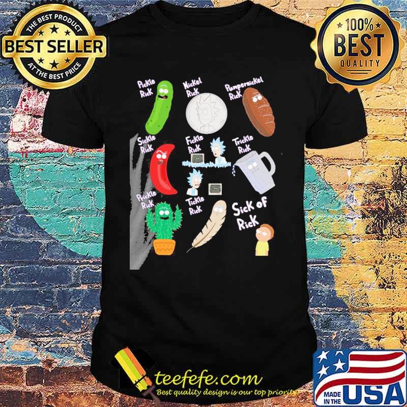 Dr Seuss Pickle rick sick of rick shirt Dr Seuss Pickle rick sick of rick shirt