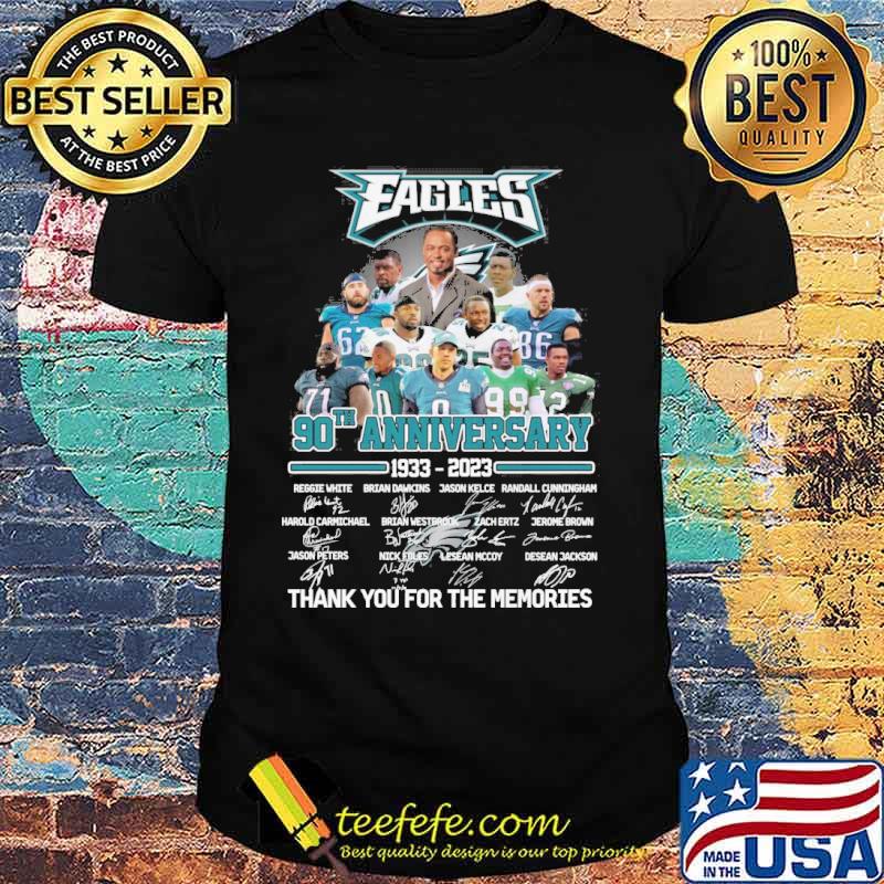 Eagles 90th anniversary 1933-2023 thank you for the memories signatures s Unisex Eagles 90th anniversary 1933-2023 thank you for the memories signatures s Unisex