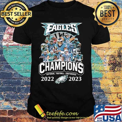 Eagles champions national football conference 2022 2023 shirt