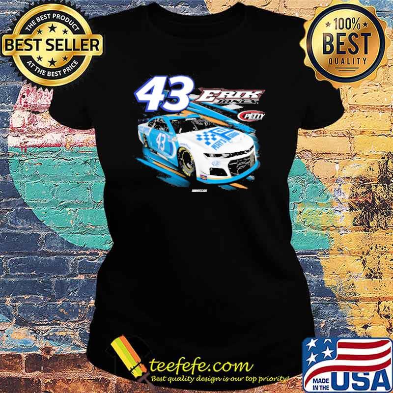 Erik Jones #43 2021 Fuel Petty s Ladies tee Erik Jones #43 2021 Fuel Petty s Ladies tee
