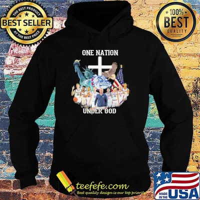 Gonzaga University Mascot Mat one nation under god America flag shirt