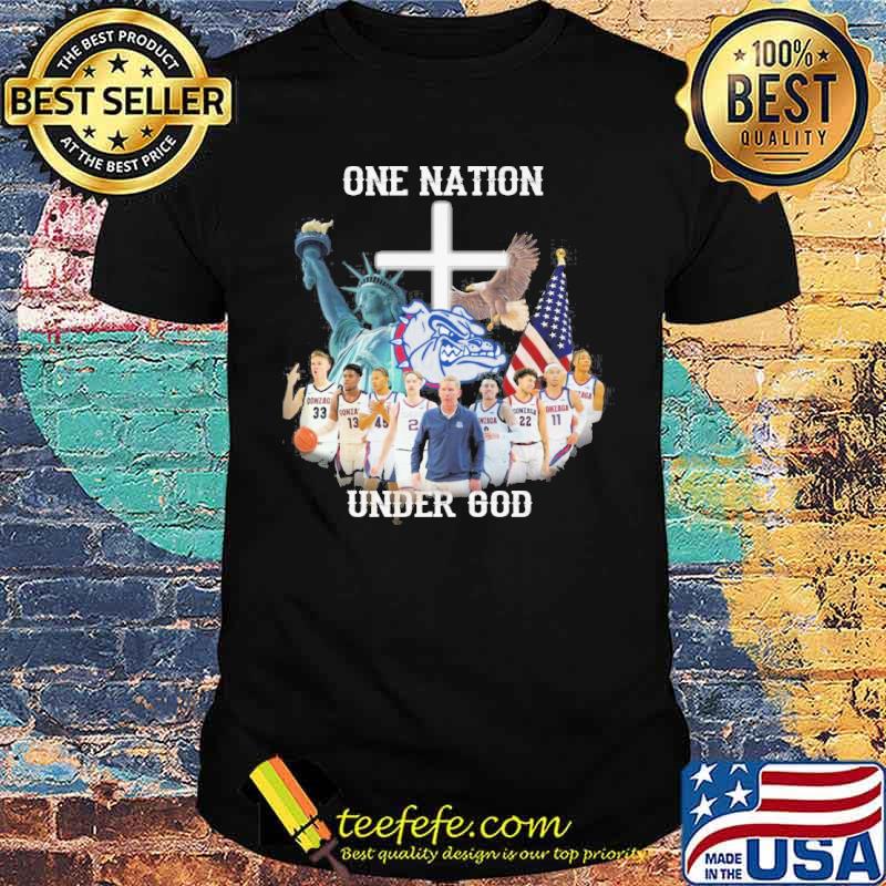 Gonzaga University Mascot Mat one nation under god America flag s Unisex Gonzaga University Mascot Mat one nation under god America flag s Unisex