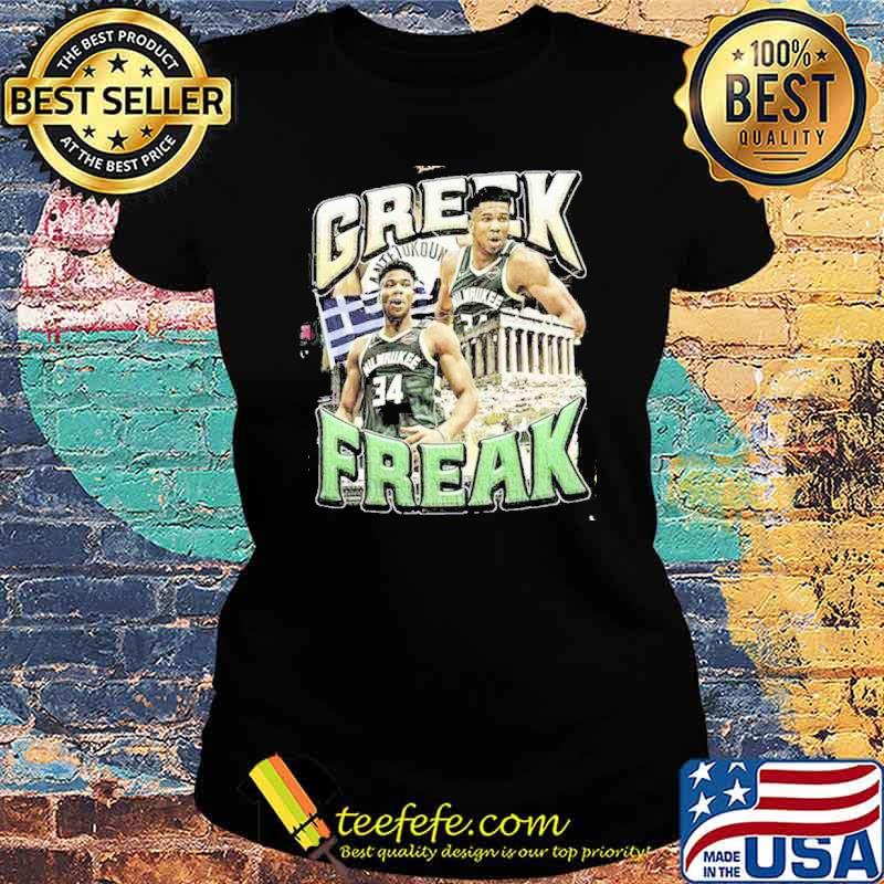 Greek Freak Giannis Antetokounmpo Bootleg s Ladies tee Greek Freak Giannis Antetokounmpo Bootleg s Ladies tee