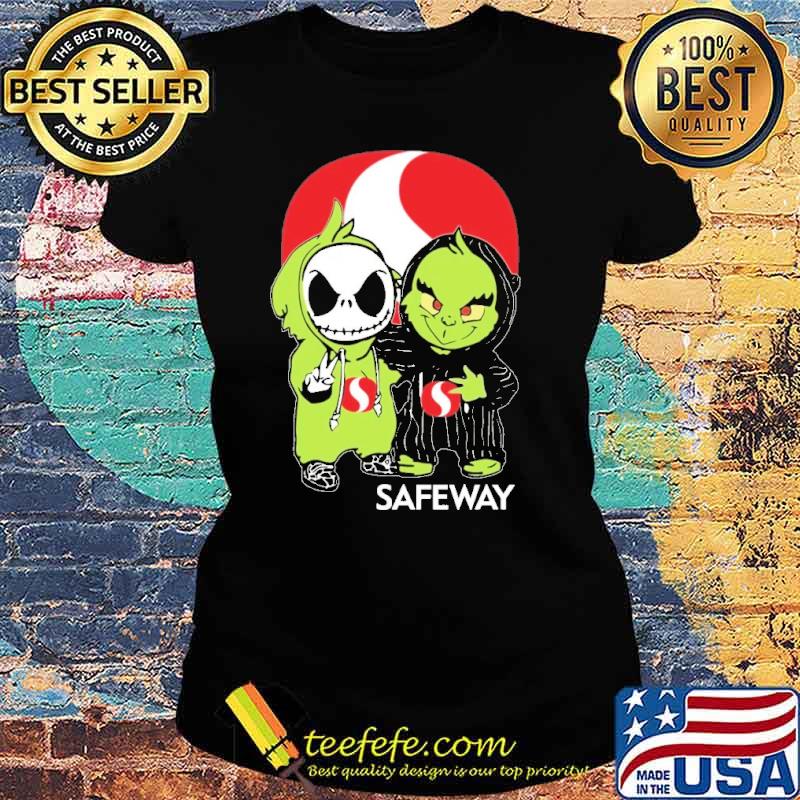 Grinch and Jack skellington Safeway s Ladies tee Grinch and Jack skellington Safeway s Ladies tee