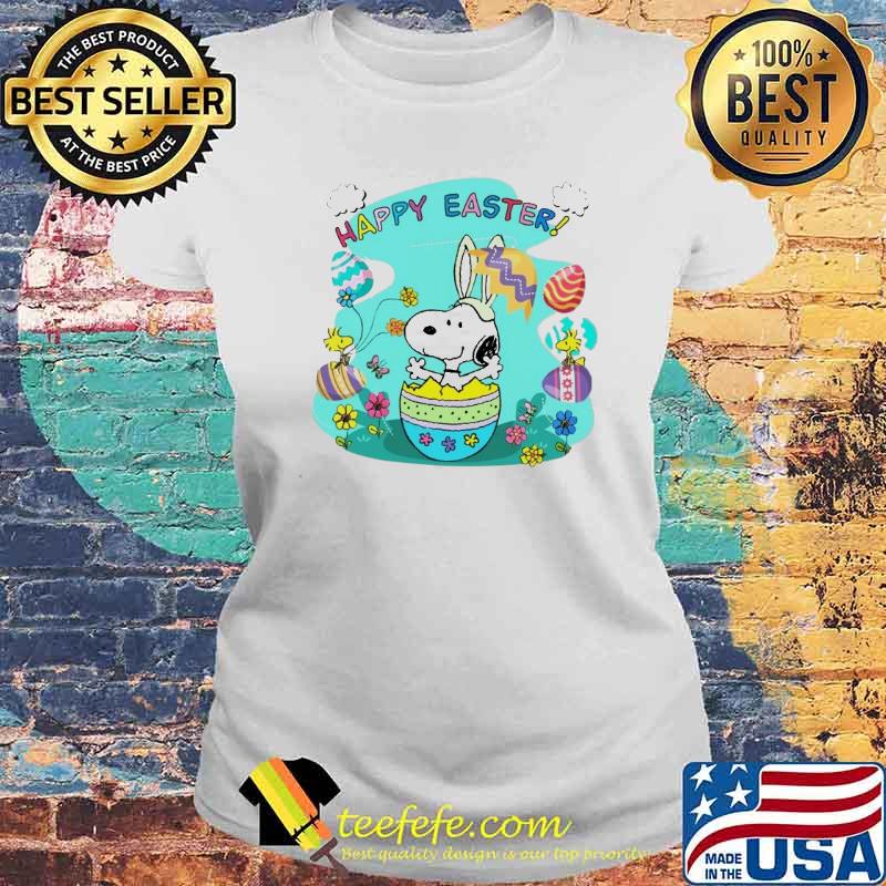 Happy Easter snoopy and woodstock s Laides tee Happy Easter snoopy and woodstock s Laides tee