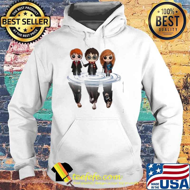 Harry Potter Chibi Hogwarts wizard mirrow water s Hoodie Harry Potter Chibi Hogwarts wizard mirrow water s Hoodie