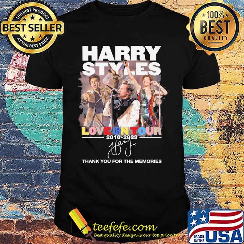 Harry Styles love on tour 2010-2023 thank you for the memories signature s Unisex Harry Styles love on tour 2010-2023 thank you for the memories signature s Unisex