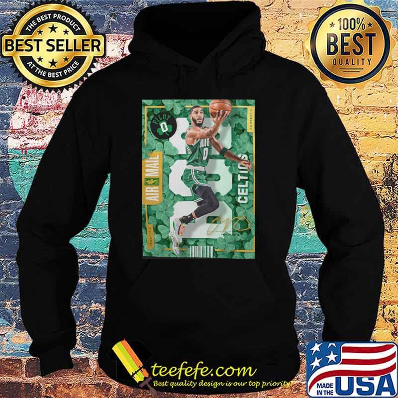 Jayson Tatum #0 Boston Air mail Celtics signature shirt