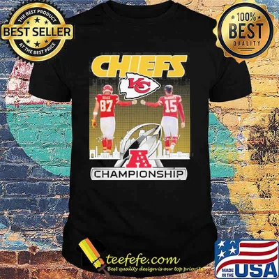 Kansas city Chiefs championship Kelce mandnes signatures shirt
