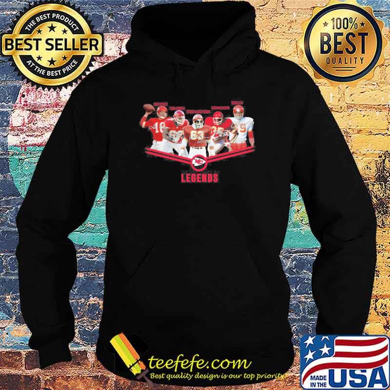 Kansas city Chiefs legends football signatures shirt Kansas city Chiefs legends football signatures shirt