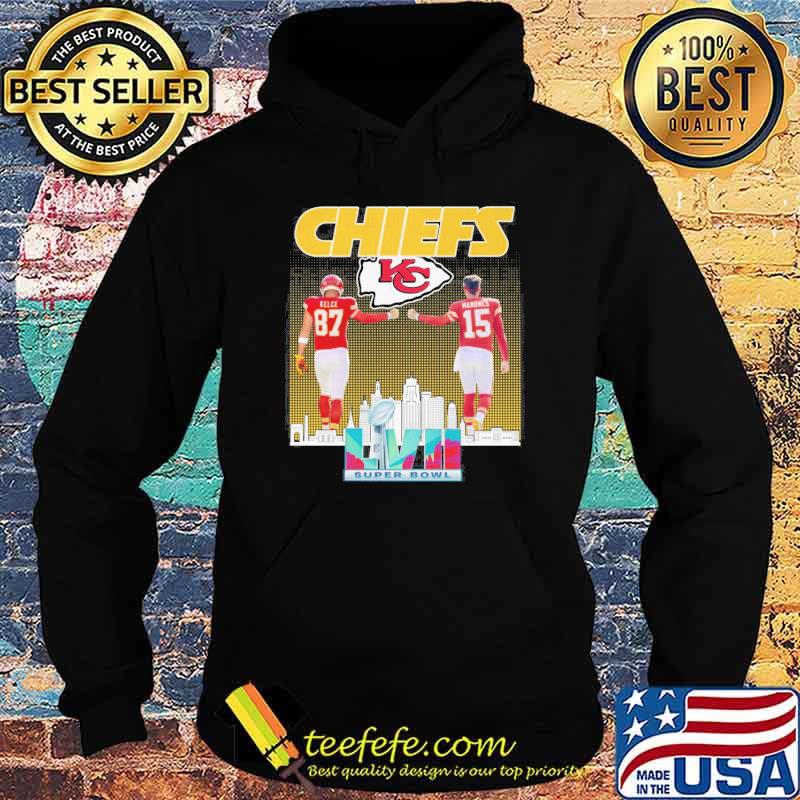 Kansas city Chiefs LVII Super Bowl Kelce and Mahomes s Hoodie Kansas city Chiefs LVII Super Bowl Kelce and Mahomes s Hoodie