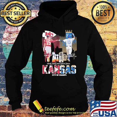 Kansas city Chiefs of champs royals signatures shirt